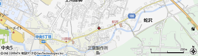 中沢理容院周辺の地図
