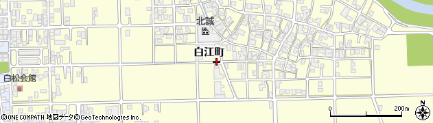 石川県小松市白江町周辺の地図