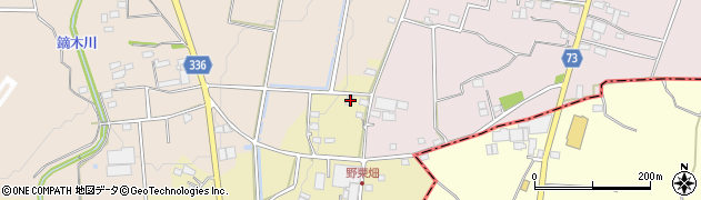 群馬県桐生市新里町野1周辺の地図