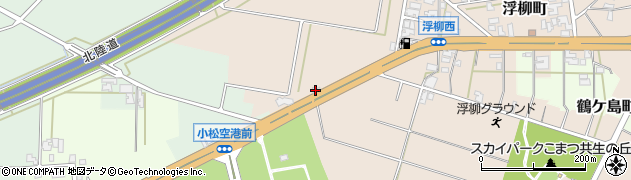 日産レンタカー小松空港店周辺の地図