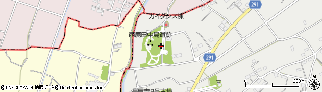 西鹿田中島遺跡史跡公園周辺の地図