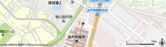 水戸刑務所周辺の地図