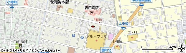 ファミリーマート小松園町店周辺の地図