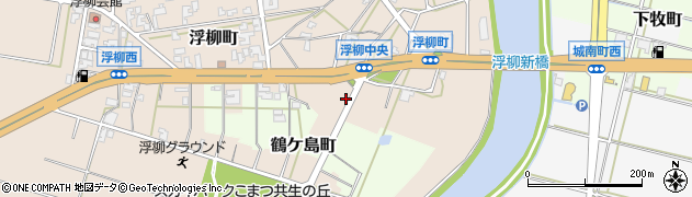 石川県小松市浮柳町（ト）周辺の地図