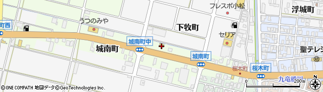 ファミリーマート小松城南店周辺の地図
