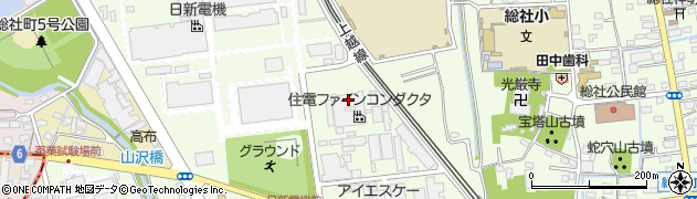 住電ファインコンダクタ株式会社　前橋工場周辺の地図