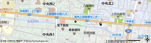 富国生命保険相互会社　上田ちくま営業所周辺の地図