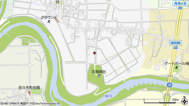 〒923-0055 石川県小松市古府町の地図