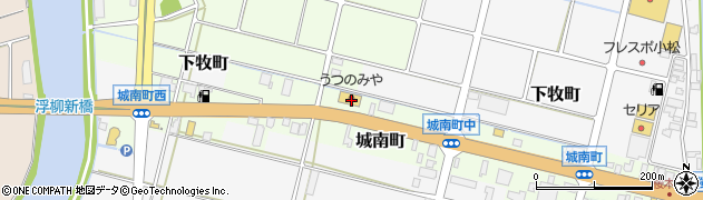 うつのみや小松城南店周辺の地図