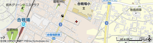 栃木県栃木市都賀町合戦場287周辺の地図