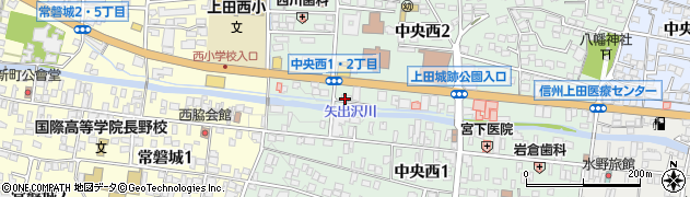 来来亭 上田店周辺の地図