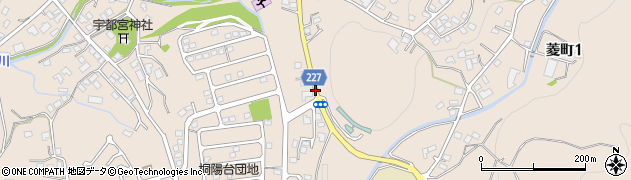 桐陽台団地入口周辺の地図