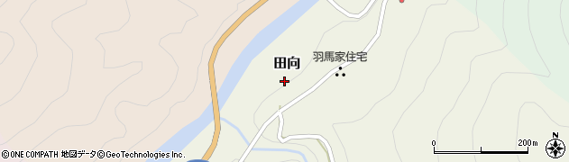 富山県南砺市田向188周辺の地図