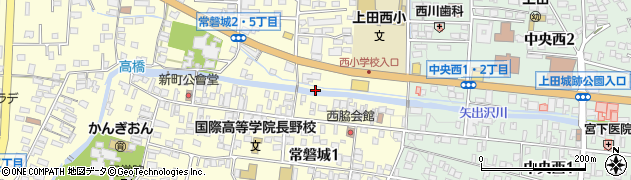 下須波橋周辺の地図