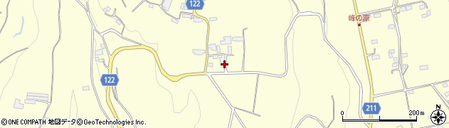 群馬県高崎市上室田町3761周辺の地図