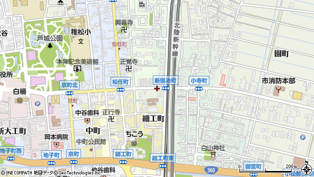 〒923-0914 石川県小松市新鍛冶町の地図