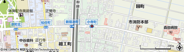 小寺町周辺の地図