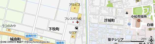 小松城南郵便局周辺の地図