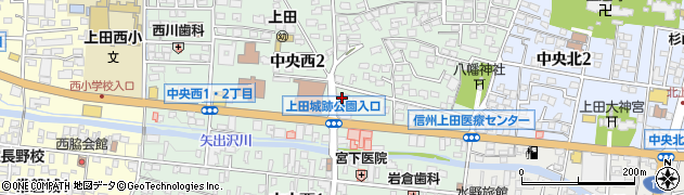 綜合警備保障株式会社　長野支社上田営業所周辺の地図