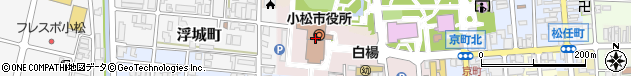 石川県小松市周辺の地図
