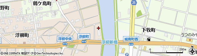 石川県小松市浮柳町（ソ）周辺の地図