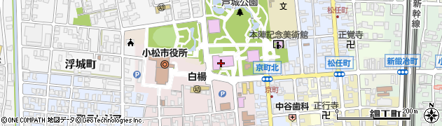 小松市公会堂周辺の地図