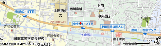 上田信用金庫常磐城支店周辺の地図