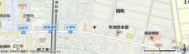 石川県小松市園町（ロ）周辺の地図