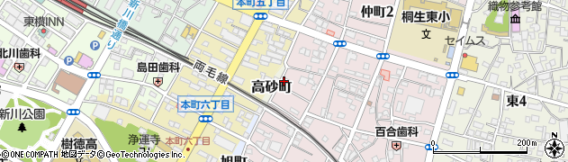 銀杏屋敷周辺の地図