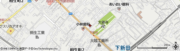 セブンイレブン桐生相生店周辺の地図