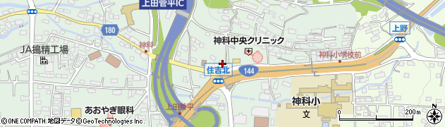 長野県上田市住吉527周辺の地図