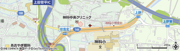 長野県上田市住吉（長島）周辺の地図