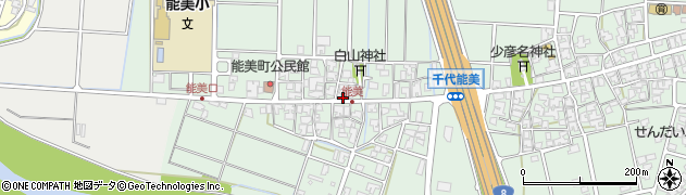 石川県小松市能美町イ周辺の地図