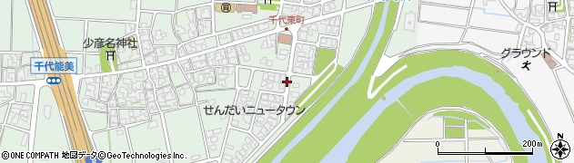 石川県小松市千代町（丁）周辺の地図
