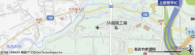 長野県上田市住吉601-18周辺の地図