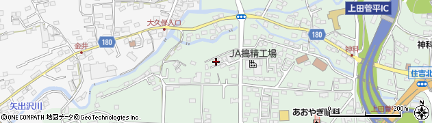 長野県上田市住吉601-17周辺の地図