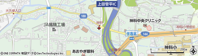 長野県上田市住吉698周辺の地図