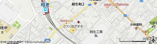 朝日タクシー桐生営業所周辺の地図