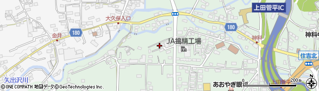 長野県上田市住吉601-16周辺の地図