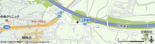 上田市消防団　第十二分団詰所周辺の地図