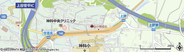 長野県上田市住吉387-21周辺の地図