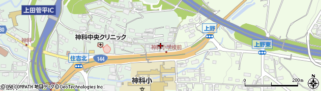 長野県上田市住吉387周辺の地図