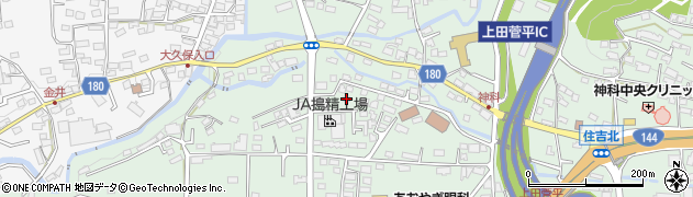 長野県上田市住吉558周辺の地図