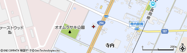 栃木県真岡市寺内1491周辺の地図