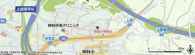 長野県上田市住吉459-1周辺の地図