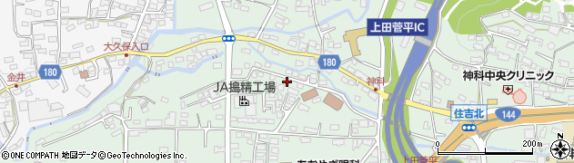 長野県上田市住吉555-7周辺の地図