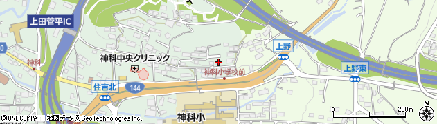 長野県上田市住吉459-2周辺の地図