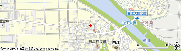 石川県小松市白江町（カ）周辺の地図