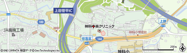 長野県上田市住吉402周辺の地図