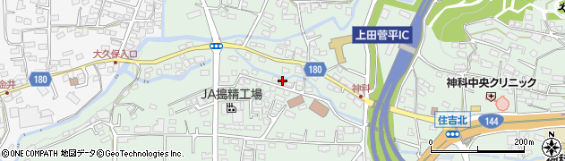 長野県上田市住吉555-16周辺の地図